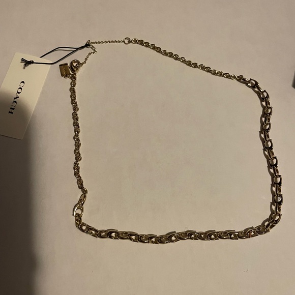 Coach Jewelry Nwt Coach Gold Necklace Poshmark